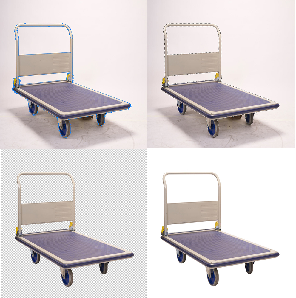 Clipping path example