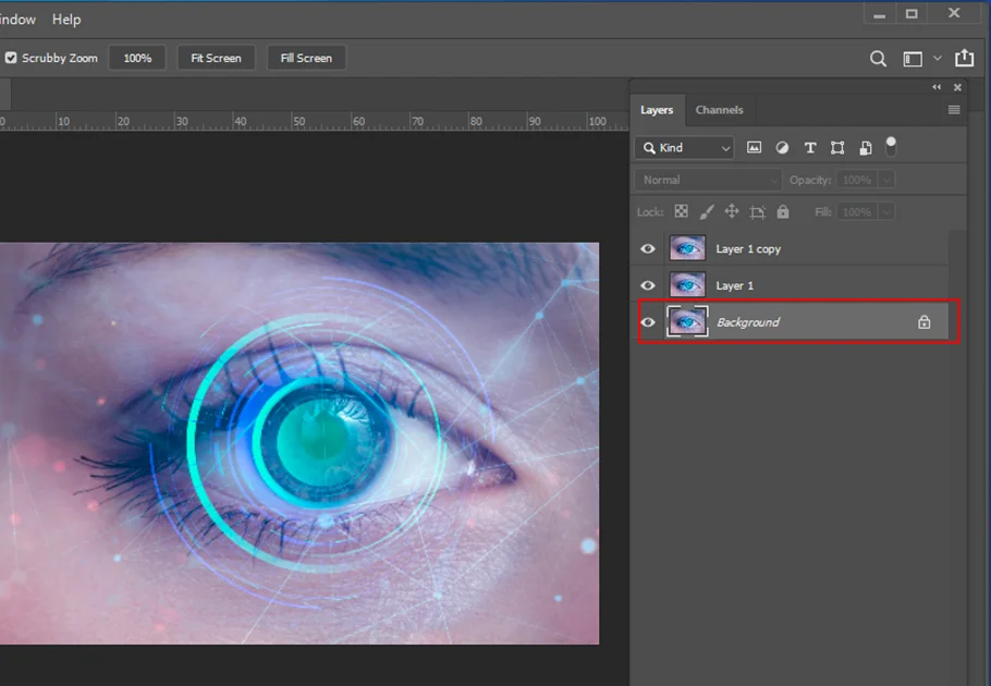 How to Select the Layer in photoshop