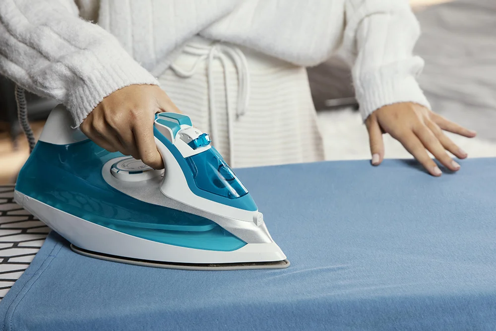 Use an Iron for Crisp Results