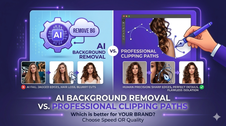 AI Background Removal vs. Professional Clipping Path